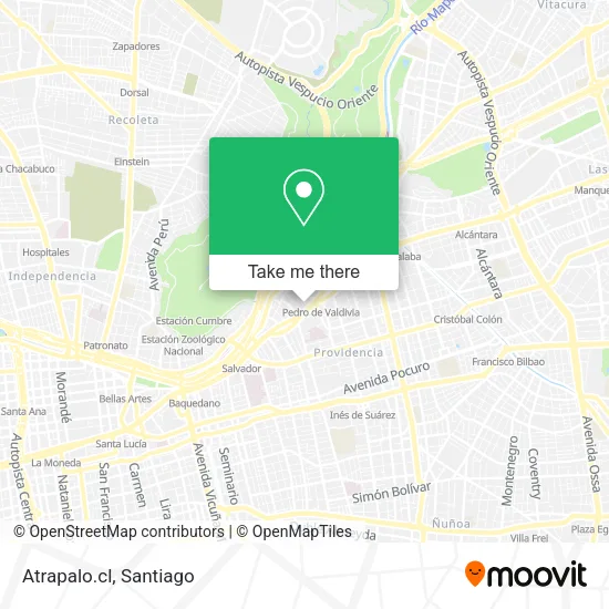 Atrapalo.cl map