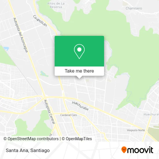 Santa Ana map