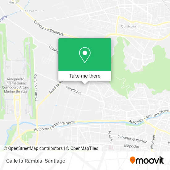 Mapa de Calle la Rambla