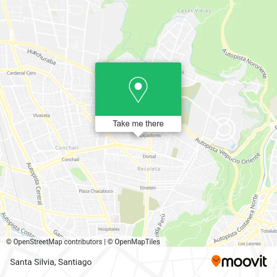 Santa Silvia map