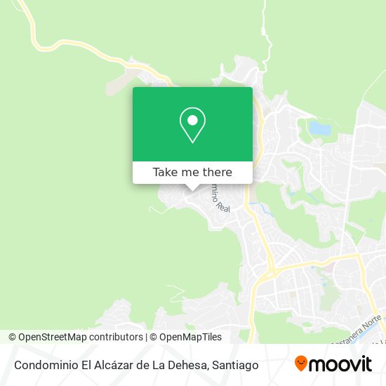 Mapa de Condominio El Alcázar de La Dehesa