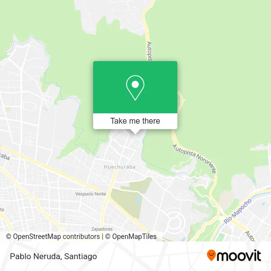 Pablo Neruda map