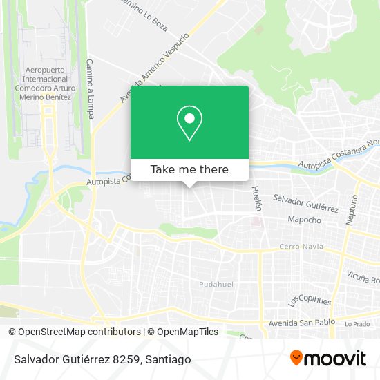 Salvador Gutiérrez 8259 map