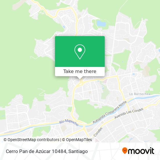 Cerro Pan de Azúcar 10484 map