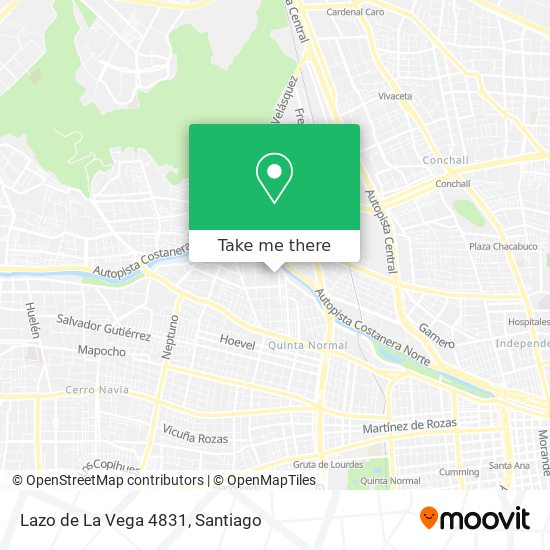 Lazo de La Vega 4831 map