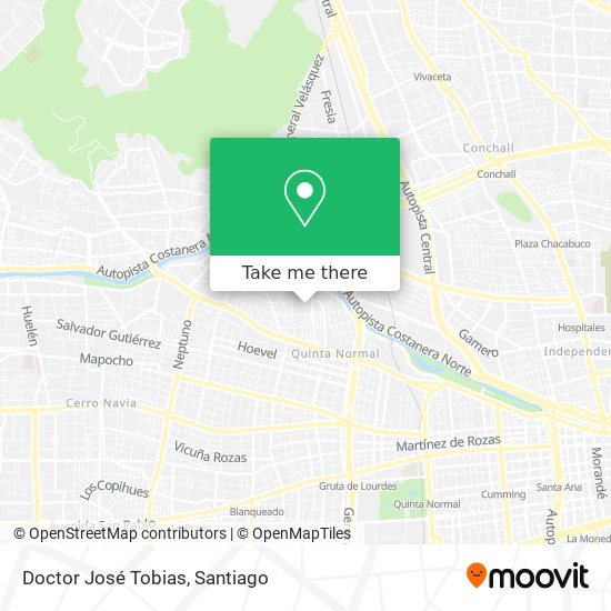 Doctor José Tobias map