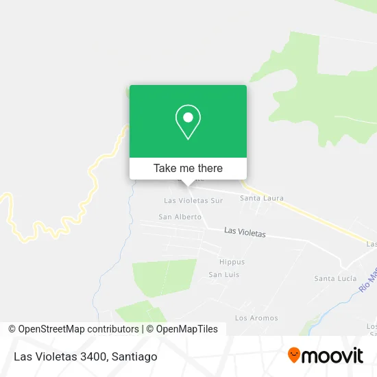 Mapa de Las Violetas 3400