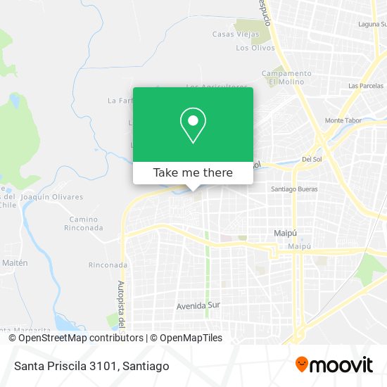 Santa Priscila 3101 map