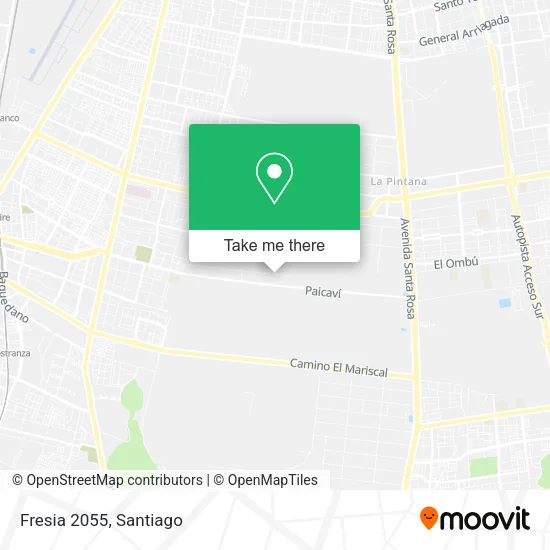 Fresia 2055 map