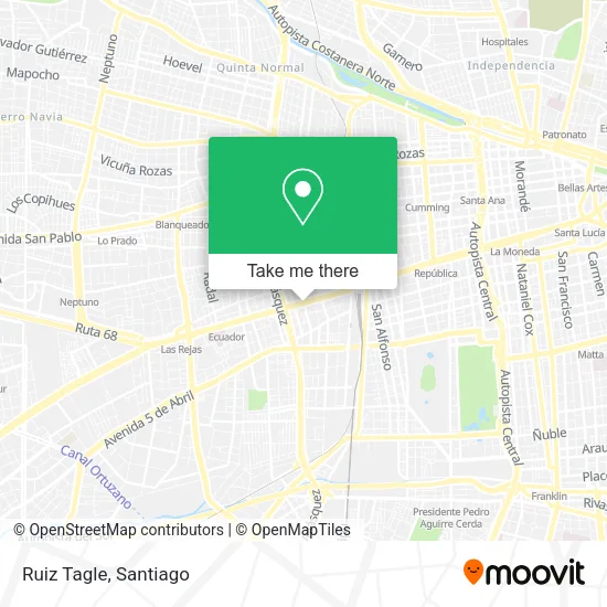 Ruiz Tagle map