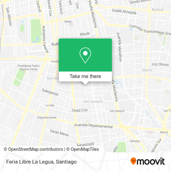 Feria Libre La Legua map