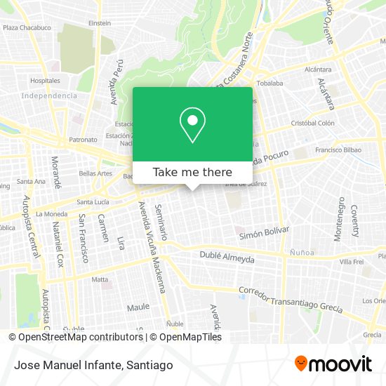 Jose Manuel Infante map