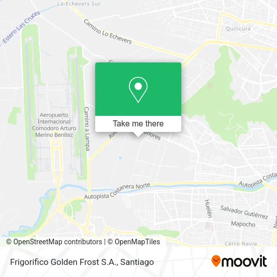 Frigorifico Golden Frost S.A. map