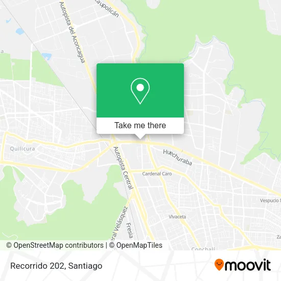 Recorrido 202 map