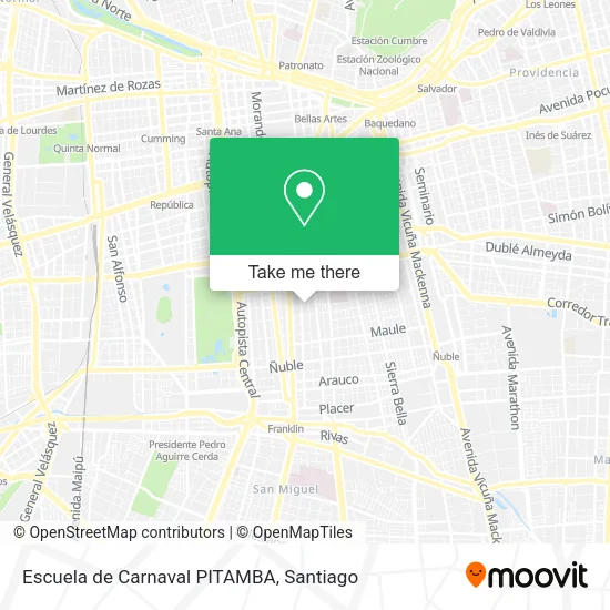 Escuela de Carnaval PITAMBA map