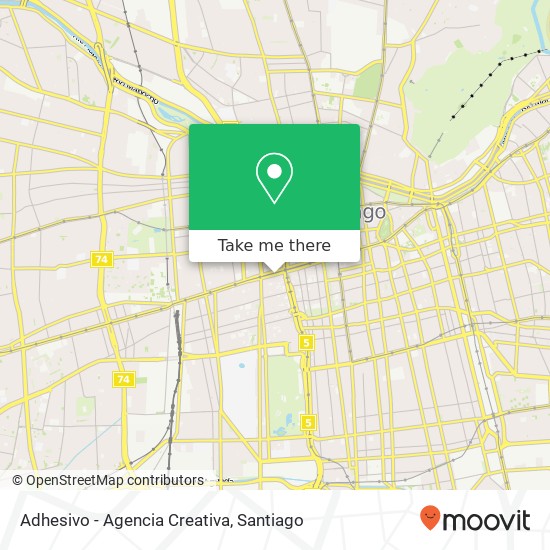 Adhesivo -  Agencia Creativa map