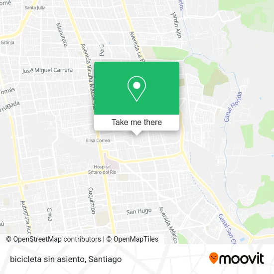 bicicleta sin asiento map
