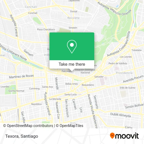 Texora map