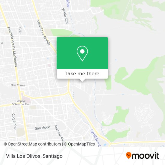 Mapa de Villa Los Olivos