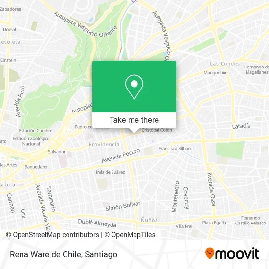 Rena Ware de Chile map