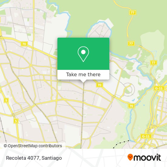 Recoleta 4077 map