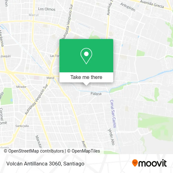 Volcán Antillanca 3060 map
