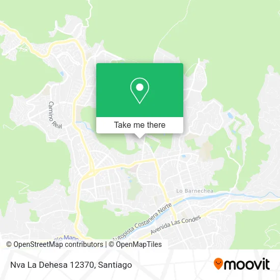 Nva La Dehesa 12370 map