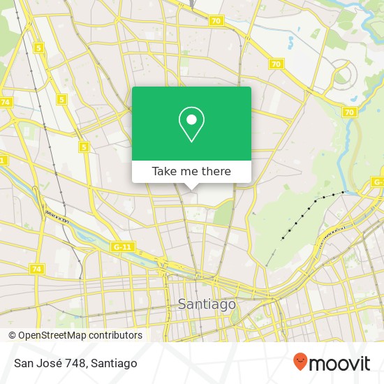 San José 748 map