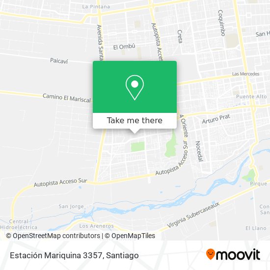 Estación Mariquina 3357 map
