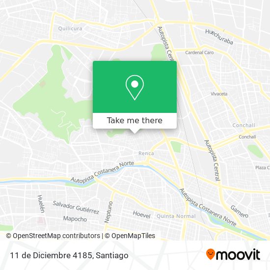 Mapa de 11 de Diciembre 4185