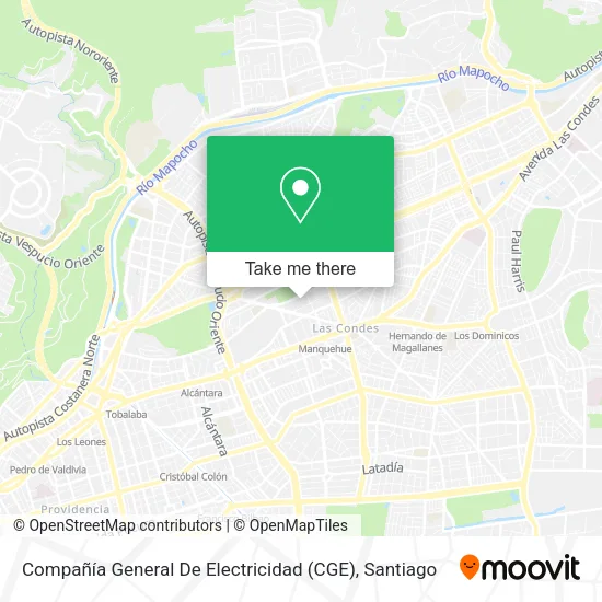 Compañía General De Electricidad (CGE) map