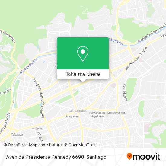 Avenida Presidente Kennedy 6690 map