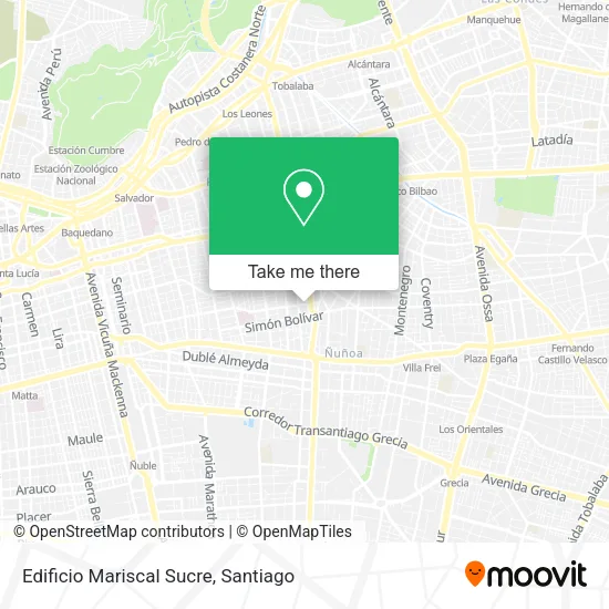 Edificio Mariscal Sucre map