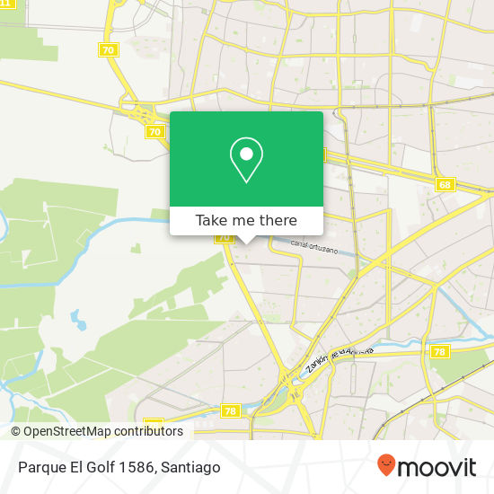 Parque El Golf 1586 map