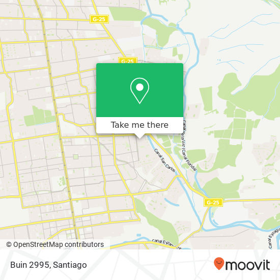 Buin 2995 map