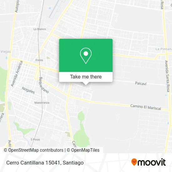 Cerro Cantillana 15041 map