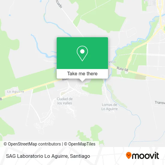 SAG Laboratorio Lo Aguirre map