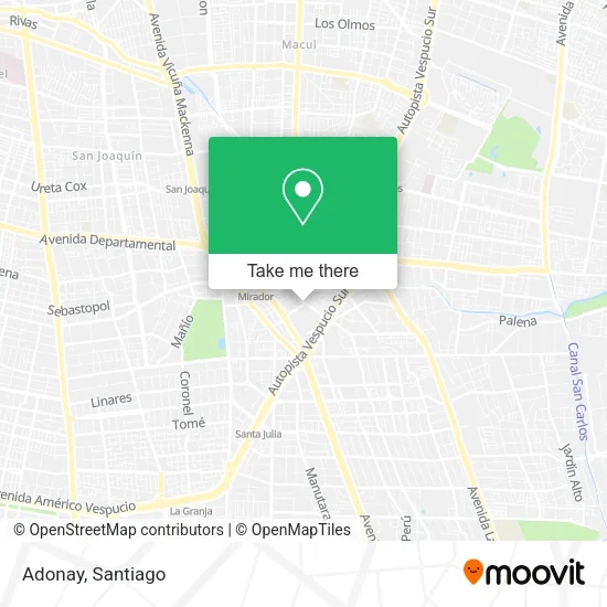 Adonay map