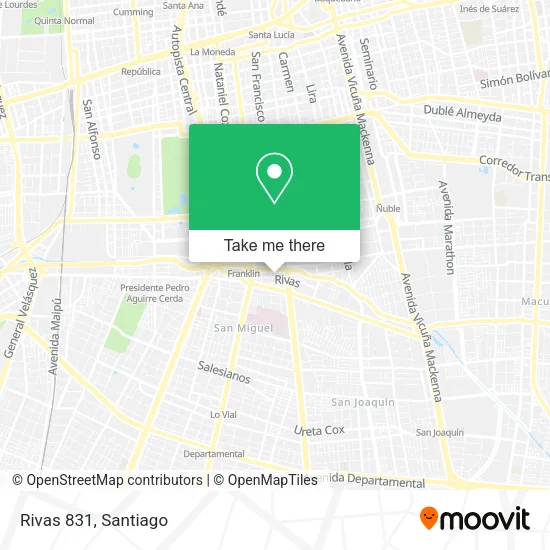 Rivas 831 map
