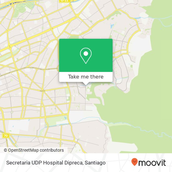 Mapa de Secretaria UDP Hospital Dipreca