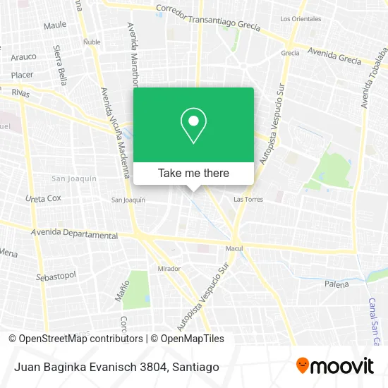 Juan Baginka Evanisch 3804 map