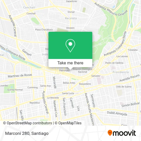 Marconi 280 map