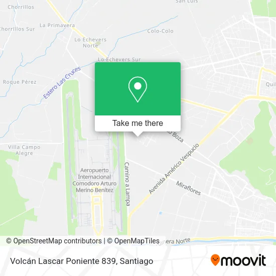 Mapa de Volcán Lascar Poniente 839