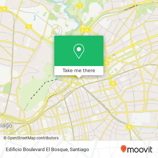 Edificio Boulevard El Bosque map