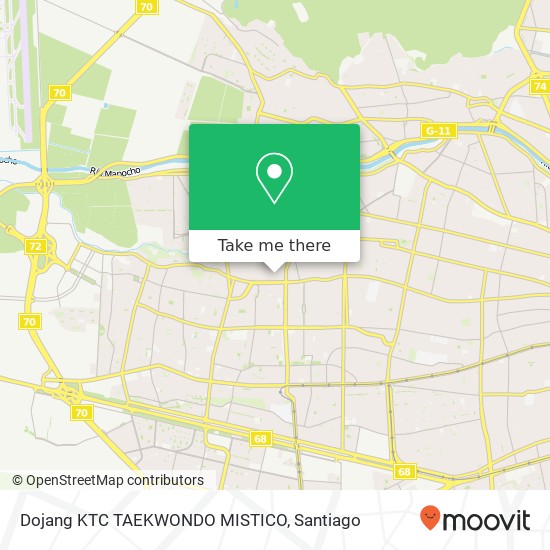 Mapa de Dojang KTC TAEKWONDO MISTICO