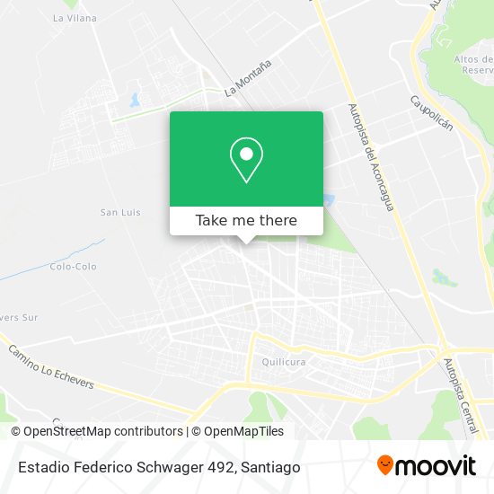Mapa de Estadio Federico Schwager 492