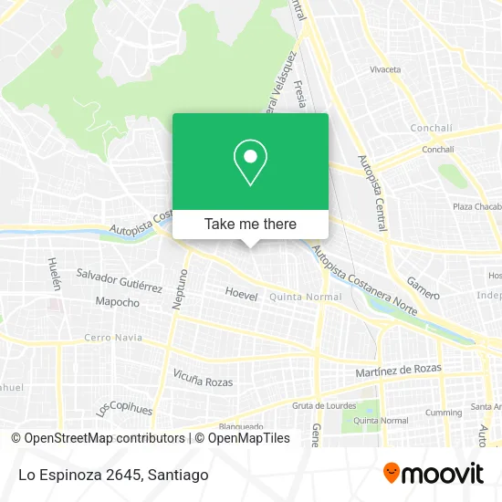 Lo Espinoza 2645 map