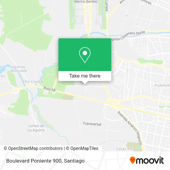 Mapa de Boulevard Poniente 900