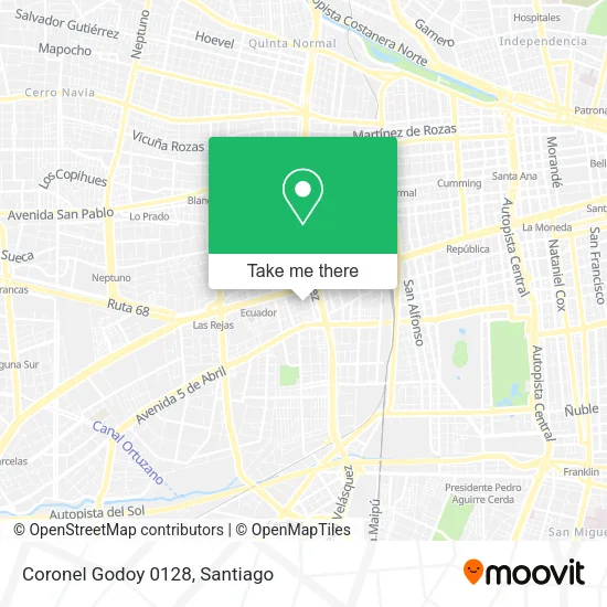 Coronel Godoy 0128 map