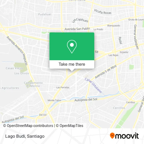 Lago Budi map